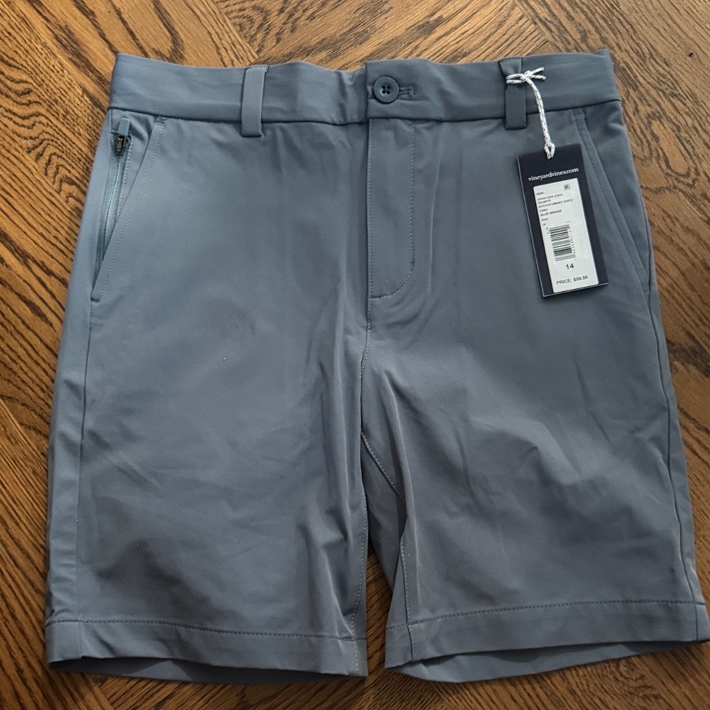 Boys Blue/Gray Performance Shorts
